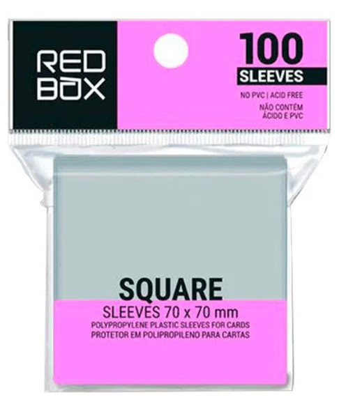 Folios Protectores Square 70x70 110 Un Red Box - Magic Z 1