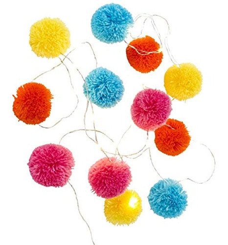 Mesas Parlantes Decoración Boho | Boho Pom Poms Cadena De Lu 0