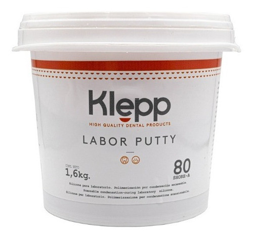 Silicona Condensacion Klepp Labor Putty 1.6kg Odontologia 1