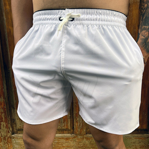 Kit 2 Shorts Bermuda Academia Dryfit Mauricinho Praia Treino 1