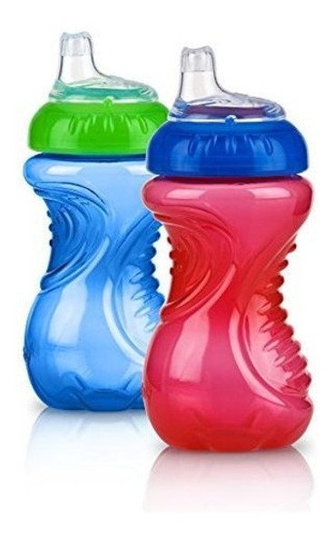 Nuby 2 Piezas Sin Derrames Taza De Entrenador De Facil Agar 0