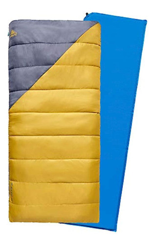 Kelty Campground Kit, Sleeping Bag And Sleeping Pad Set & Co 0