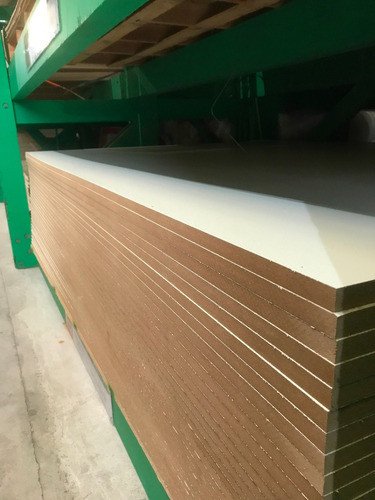 Mdf Melaminico Blanco 9mm X 2,75mt X 1,85mt 1