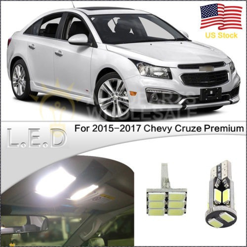 Las Luces Interiores Led 12pcs Paquete Kit Blanco Para 2015- 1