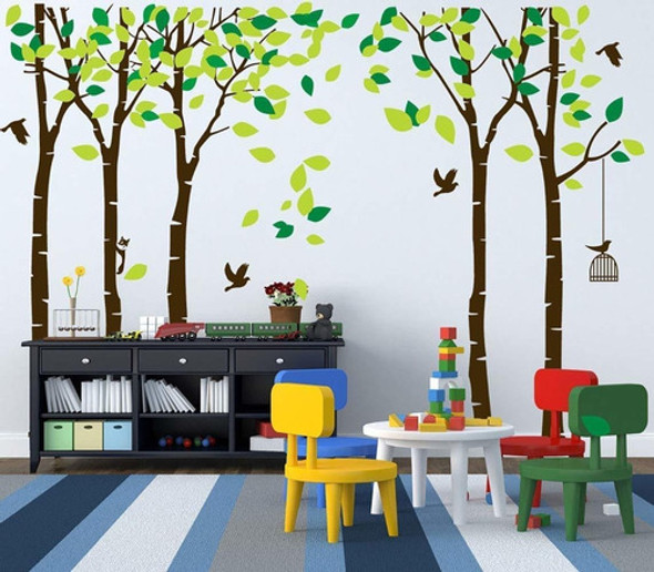 Vinilo Decorativo Pared [1m5itrn4] Arboles 0