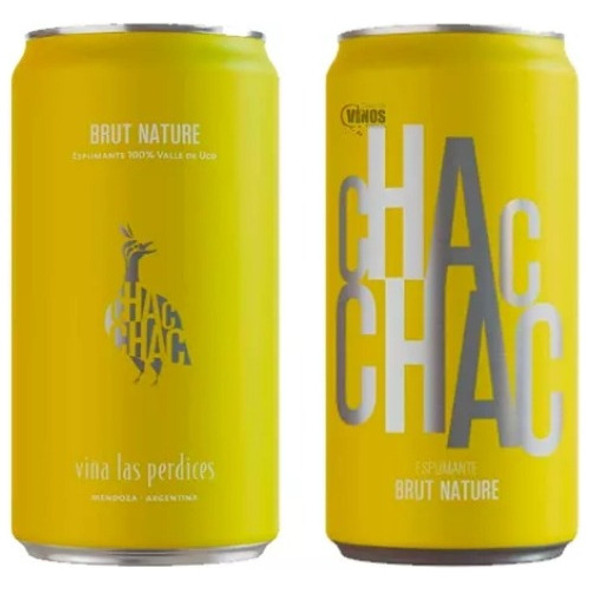Vino Espumante En Lata  Chac Chac Brut Nature Las Perdices 0