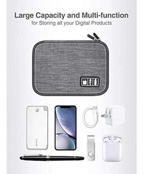 Luxtude Electronics Organizer, Compact Travel Organizer Bag, 1