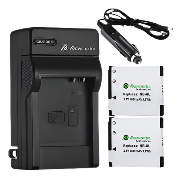 Batería De Ion De Litio Nb8l Nb - 8l + Cargador Para Canon P 0 Batería De Ion De Litio Nb8l Nb - 8l + Cargador Para Canon P 0