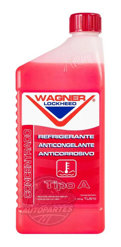 Liquido Refrigerante Wagner Rojo Tipo A 1 Litro 0