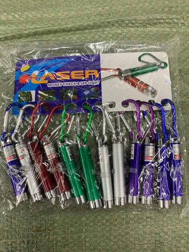 Kit 12 Laser Led Brinde Chaveiro Brinquedo 1