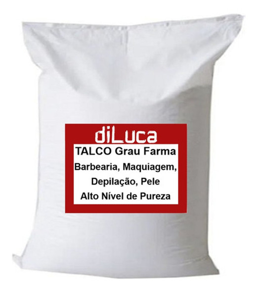 Talco Barbearia Barba Corpo Pés Maquiagem Pele 10kg 0