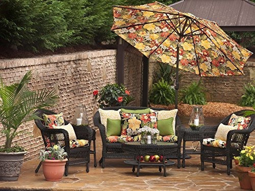 Almohada Perfecta Al Aire Libre Clemens Wicker Seat Cushion 1