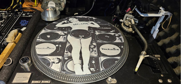 Technics Mujer Slipmat Paño Espuma Suave Djproaudio 1