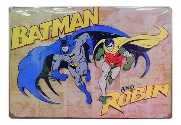 Chapa Decorativa Batman 20x30 Ts Home 0 Chapa Decorativa Batman 20x30 Ts Home 0