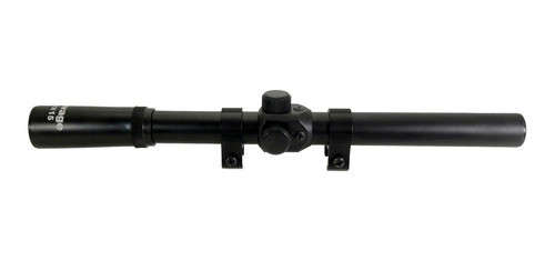 Mira Telescopica Savage 4x15 Crosshair Incluye Anillas .22 1