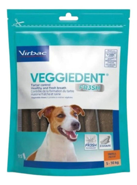 Snack Masticable Veggiedent S Virbac Contra Sarro 0