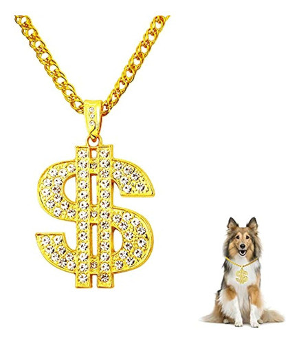 Funka Collar De Cadena De Oro Para Perro Collar De Perro De 0