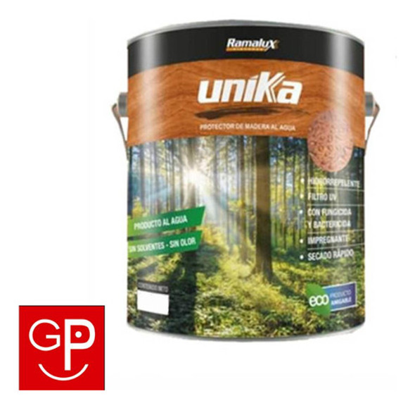 Protector Para Madera Roble Al Agua Unikal 3.6l G P 1