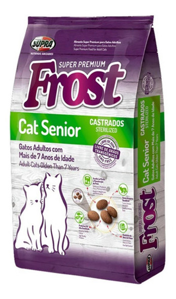 Alimento Gato Frost Super Premium Cat Senior Castrado 1.5kg 0 Alimento Gato Frost Super Premium Cat Senior Castrado 1.5kg 0