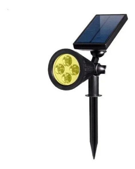 Foco Solar Jardin Exterior Luz Led Amarilla 2w K37 0 Foco Solar Jardin Exterior Luz Led Amarilla 2w K37 0