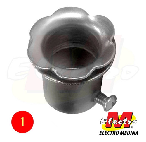 Conector 1  Hierro Chapa Para Caño Mindan Electro Medina 1