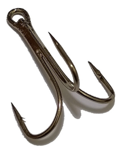 Anzuelos Triples Waterdog 1095 N° 2, Mide 27mm X 10 Unidades 0