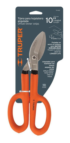 Tijera Para Hojalatero Angulada De 10¨ Truper Th-10c - Fc 1