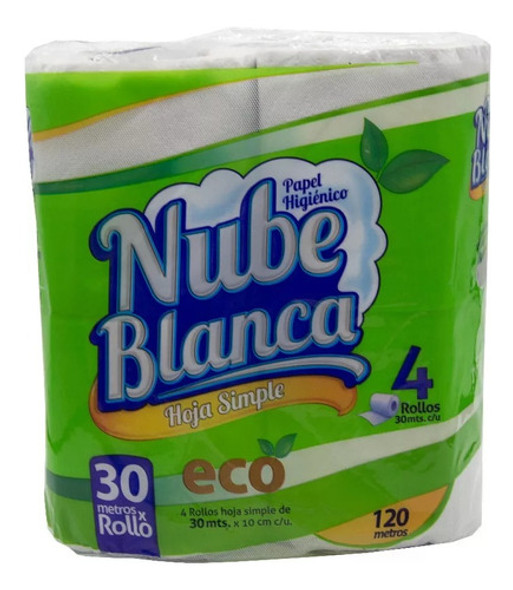 Papel Higiénico Nube Blanca 30mt. X64 Serviciopapelero 0