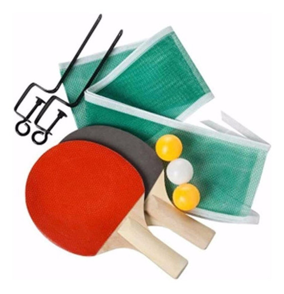 Set Ping Pong En Blister 2 Paletas 3 Pelotas Red - Sportex 0 Set Ping Pong En Blister 2 Paletas 3 Pelotas Red - Sportex 0