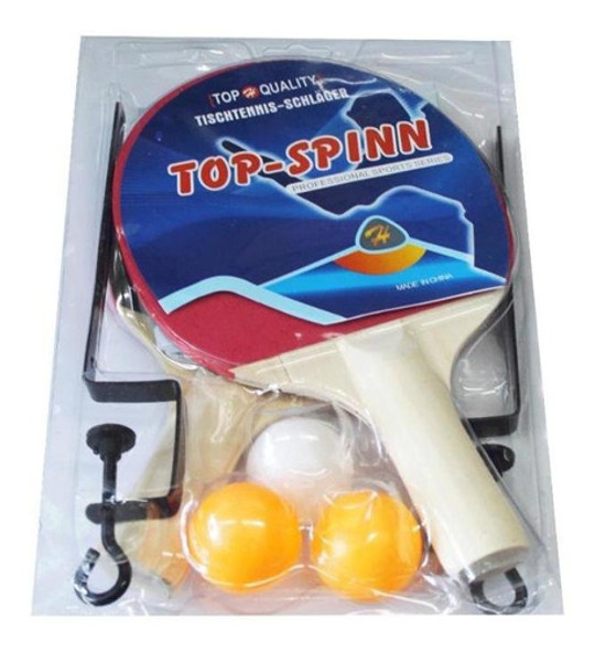 Set Ping Pong En Blister 2 Paletas 3 Pelotas Red - Sportex 1 Set Ping Pong En Blister 2 Paletas 3 Pelotas Red - Sportex 1