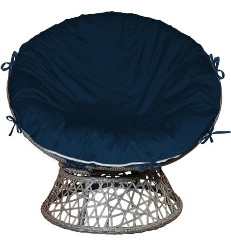 Toruta Papasan Funda De Cojín 55  D - Azul Marino 600d Cojín 0
