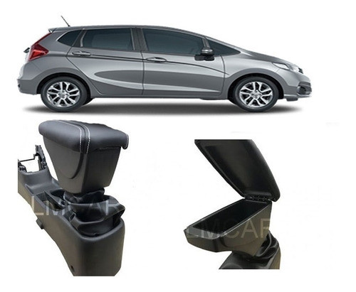 Z Apoio De Braço Console Central Honda Fit + Frete Grátis 0
