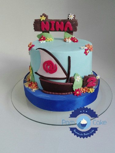 Torta Temática Moana Artesanal 0