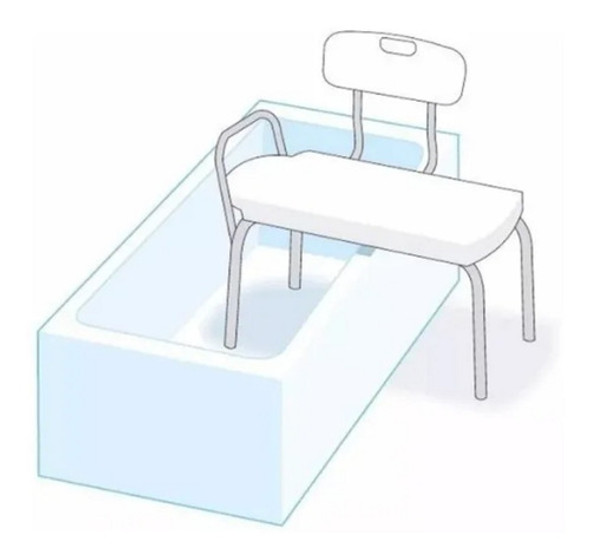 Silla Banco Transferencia P/bañera Ducha 3 Posiciones Envios 0