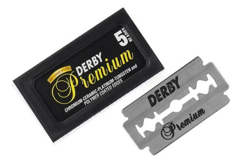 Hojas Para Afeitar Derby Premium X 2 Cajas Para Navaja 1