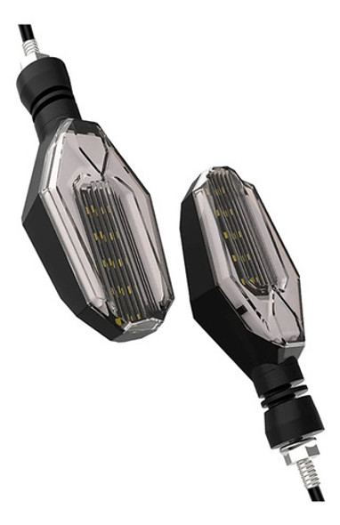 Kit Faros Led Giro Posición Ambar Moto Secuencial Universal 0