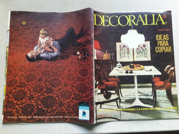 Revista Decoralia Nº 8 Agosto 1966 - Decoracion Del Hogar 0