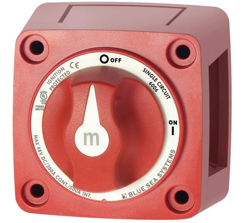 Llave De Corte Batería 300 Amp On-off Blue Sea 0