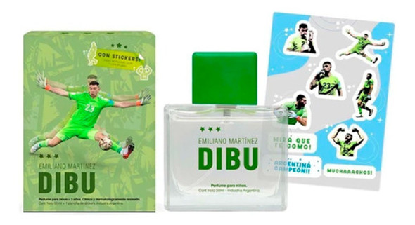 Perfume Para Niños Infantil Dibu Emiliano Martínez 1