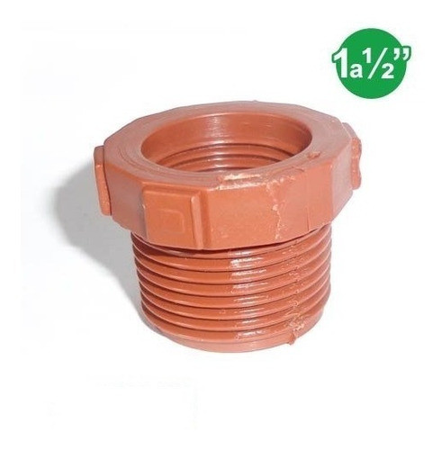 Conexiones Polipropileno Riego Buje Red 1 A ½ * 1
