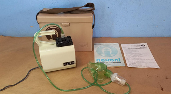Aparelho Nebulizador Neuroni Maleta Mascara Mangueira 1
