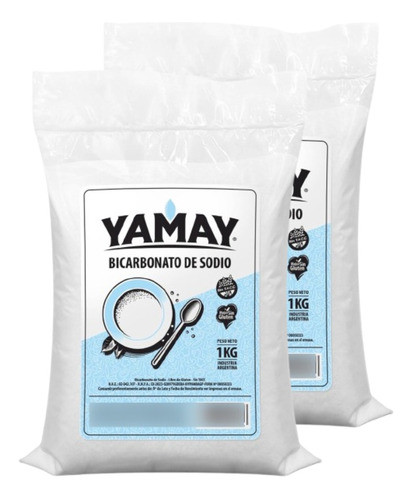 Bicarbonato De Sodio Yamay Bolsa 1 Kilo Sin Tacc Pack X 2 0