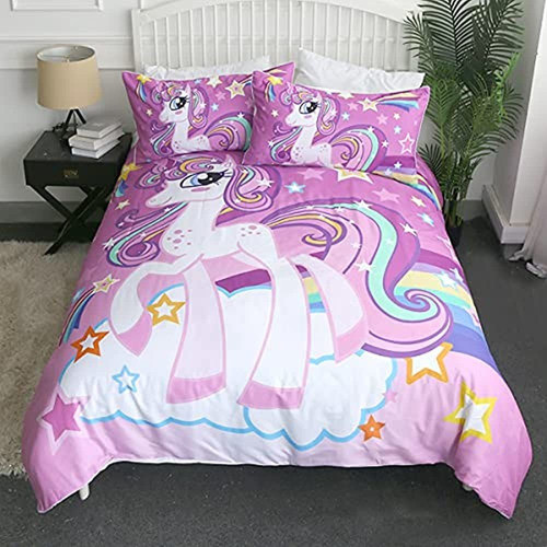 Juego De Funda Nórdica De Unicornio Sleepwish Patrón De Arco 0