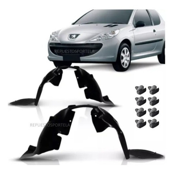 Pasarrueda Guardaplast Izq 207 Compact+ganchos De Fijacion 0