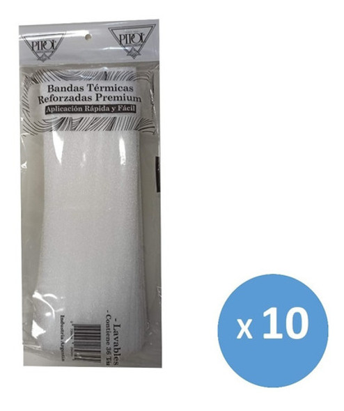 10 Pack De Bandas Térmica Pipol Peluquería Para Reflejos X36 1