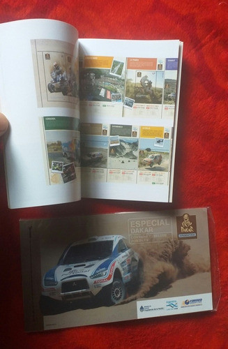 2010. Rally Dakar 2011. Carnet Mint Y Volante Filatélico 1