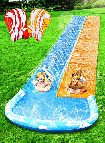 Tobogán De Agua Para Patio Con Tabla De Bodyboard, 685 Metro 1