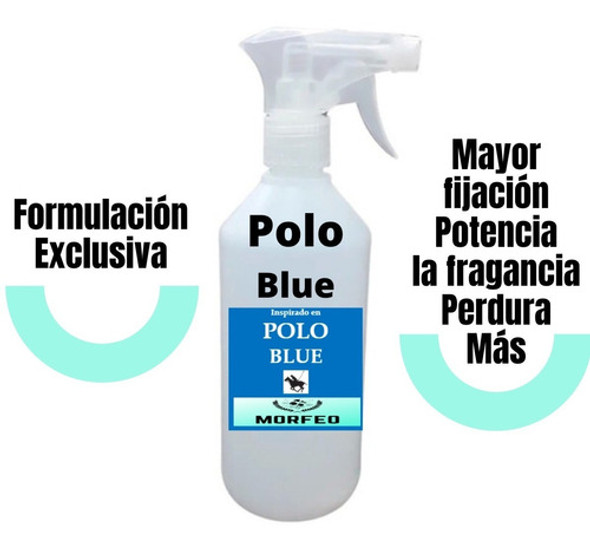 Perfumador Textil Polo Blue Hombre 500 Ml Auto Telas 1