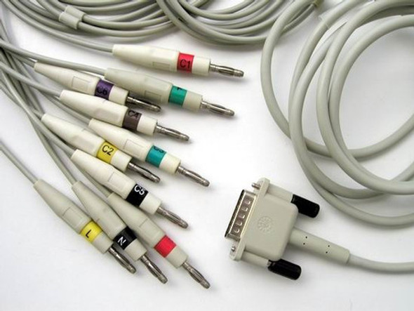 Cable Paciente Ecg Decapolar Tipo Cardiovex Eccosur 0