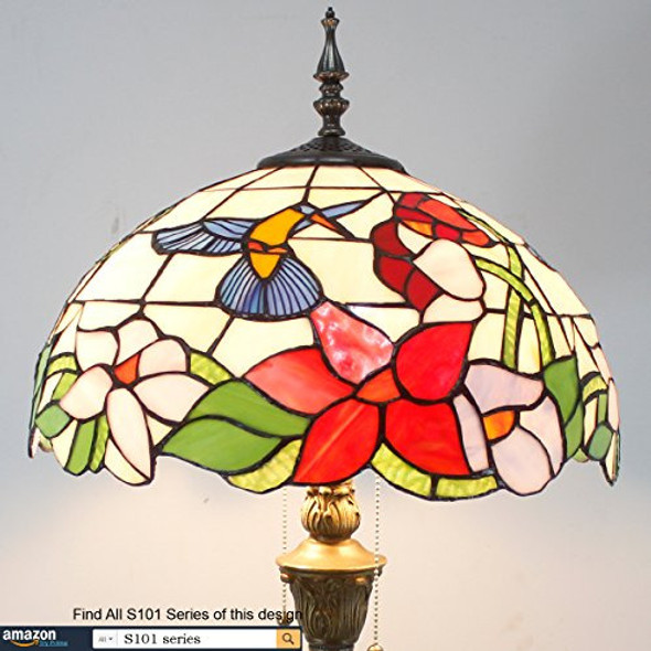 16 ° F01s523 Estilo Tiffany Lámpara De Pie Luz W16 Pulgada M 1